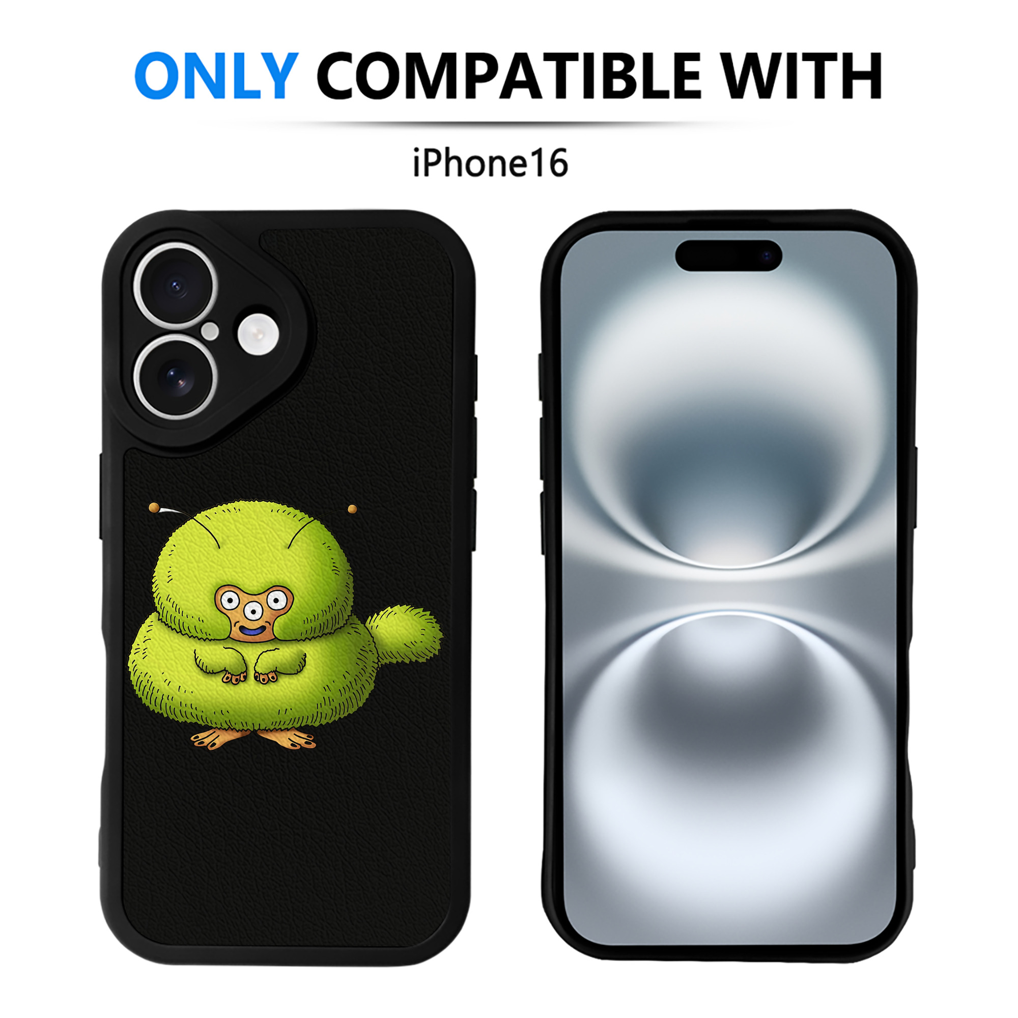（画像用） ドラゴンクエスト Doragon Kuesuto Dragon Quest 【iPhone 16シリーズ対応】シリコンスマホケース（レザー調） 材質：シリコン